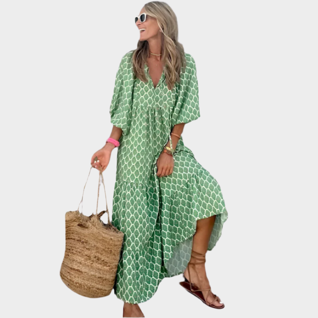 Geometric Airy Dress Jasmine's Boutique Australia