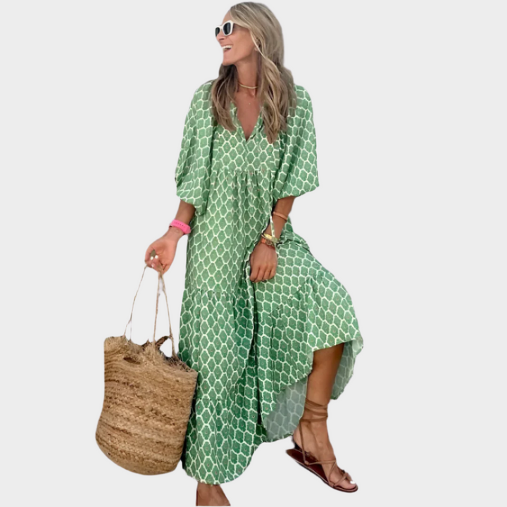 Geometric Airy Dress Jasmine's Boutique Australia