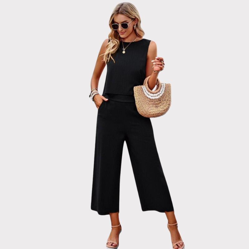 Lavinia | Flowy Boho Top & Shorts Set Liora Lane Boutique