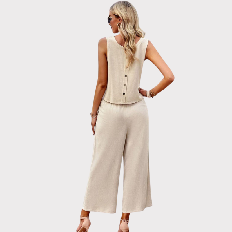 Lavinia | Flowy Boho Top & Shorts Set Liora Lane Boutique