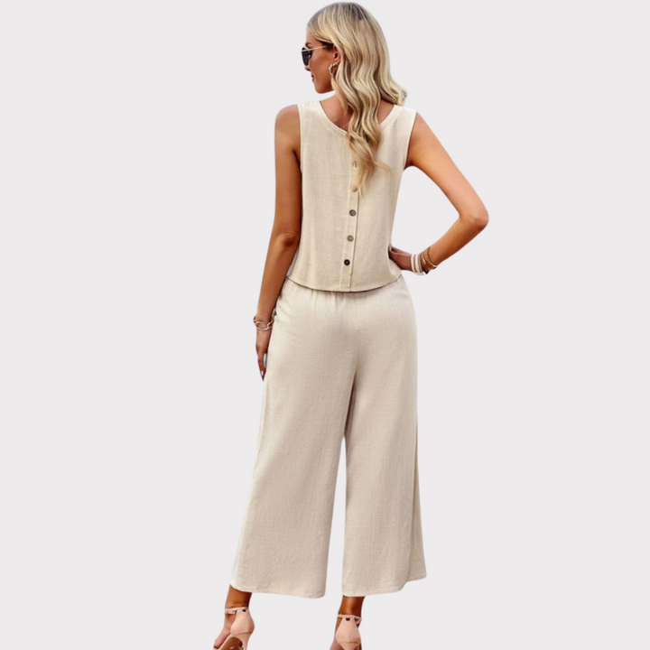 Lavinia | Flowy Boho Top & Shorts Set Liora Lane Boutique