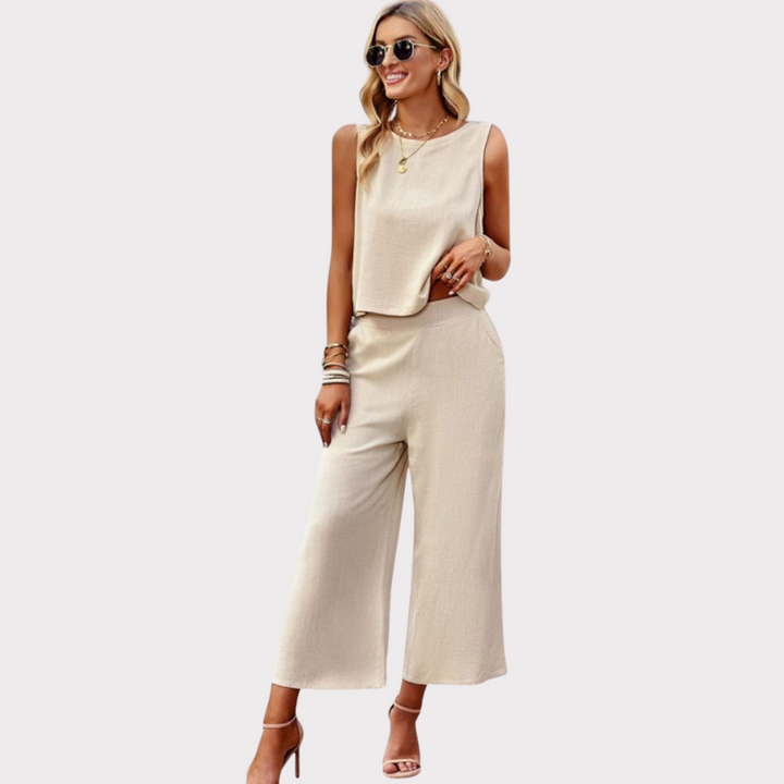 Lavinia | Flowy Boho Top & Shorts Set Liora Lane Boutique