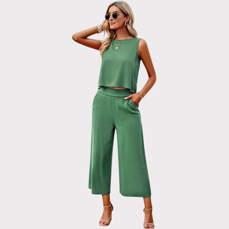 Lavinia | Flowy Boho Top & Shorts Set Liora Lane Boutique