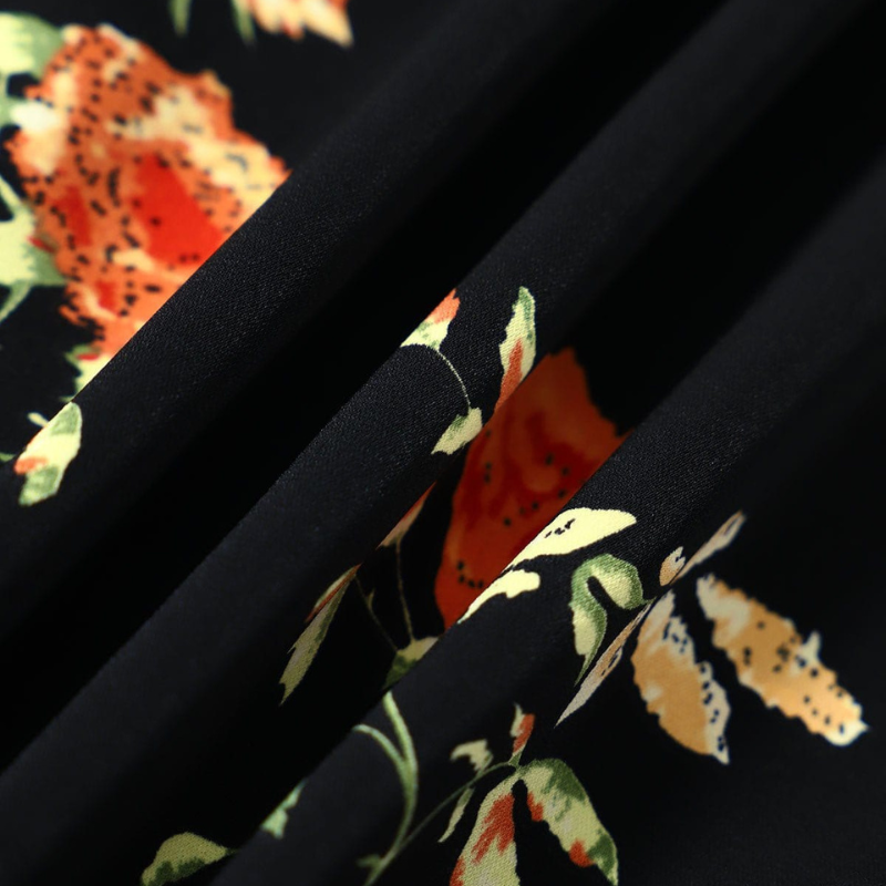 Alexia | V Neck Floral Short Sleeve Maxi Dress Liora Lane Boutique