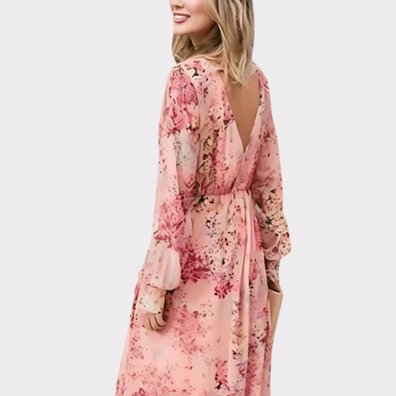 Amaliya | Floral Boho Maxi Dress Liora Lane Boutique
