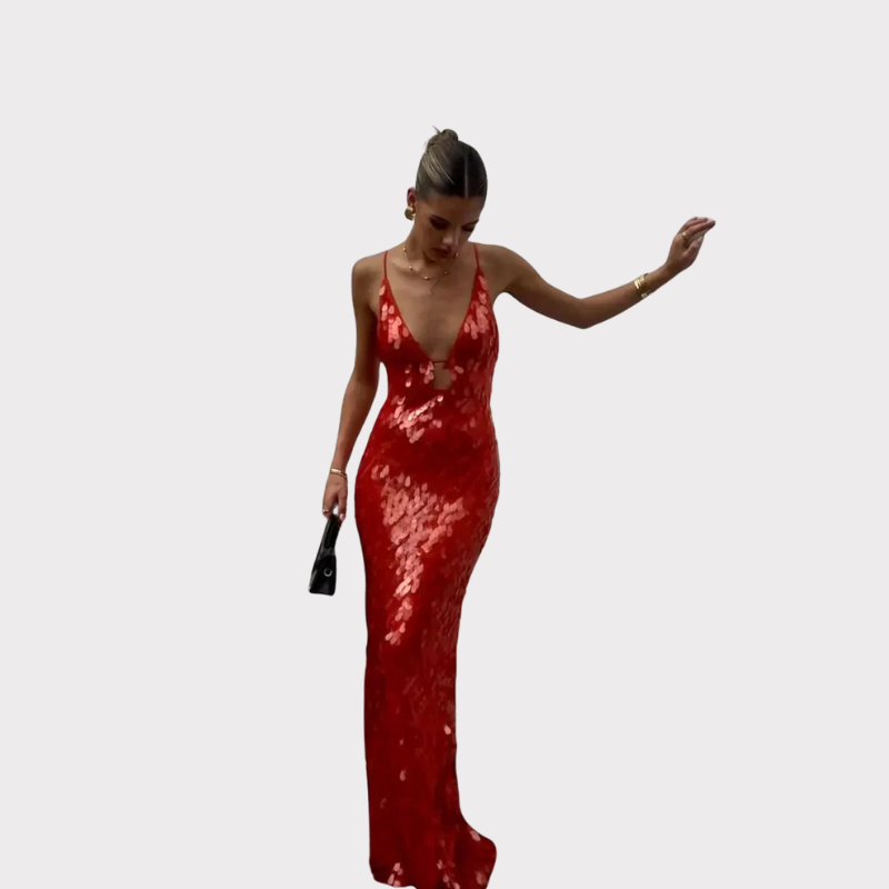 Kailani | Sequin Maxi Long Dress Liora Lane Boutique