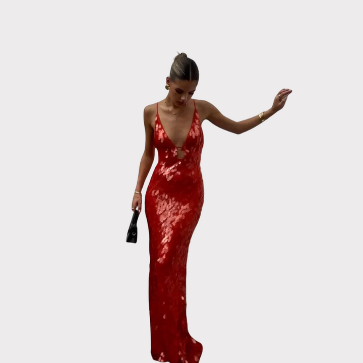 Kailani | Sequin Maxi Long Dress Liora Lane Boutique