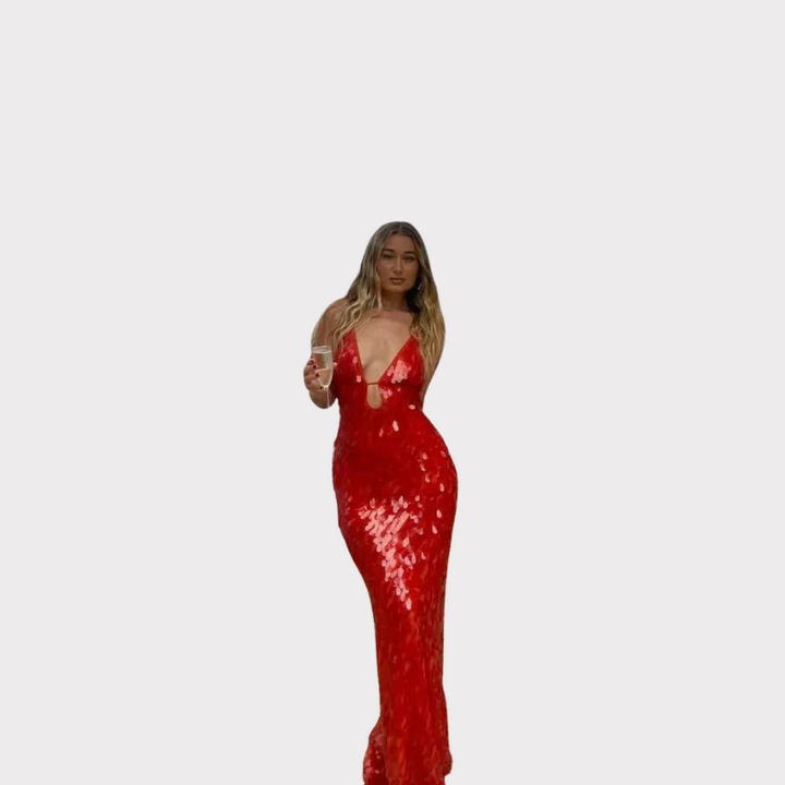 Kailani | Sequin Maxi Long Dress Liora Lane Boutique