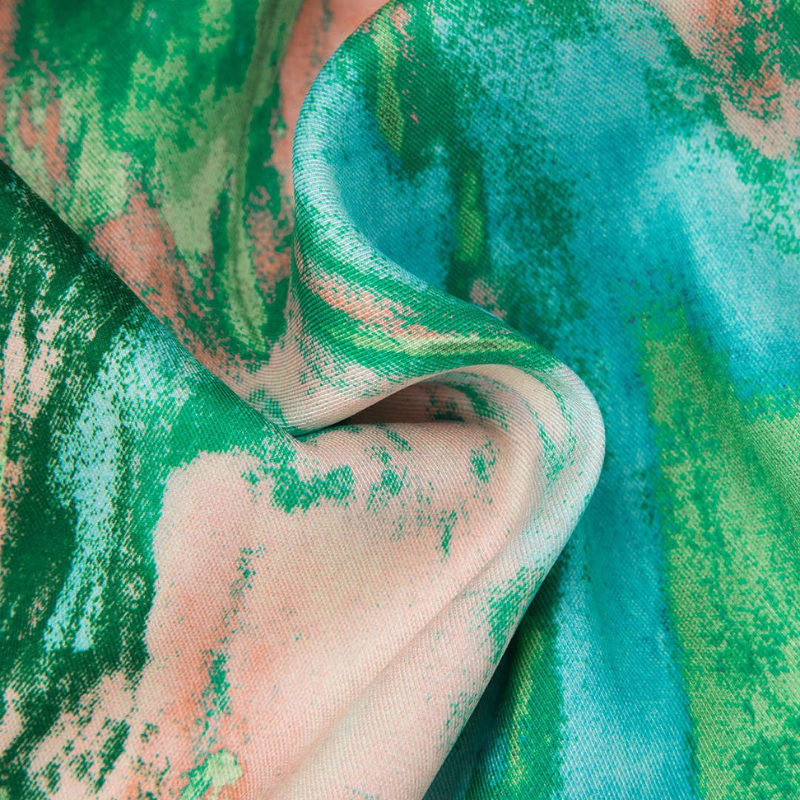 Inna | Marble Print High-Waisted Straight Leg Pants Liora Lane Boutique