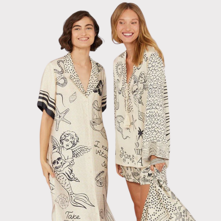 Jayla | Printed Shirt and Shorts Set Liora Lane Boutique