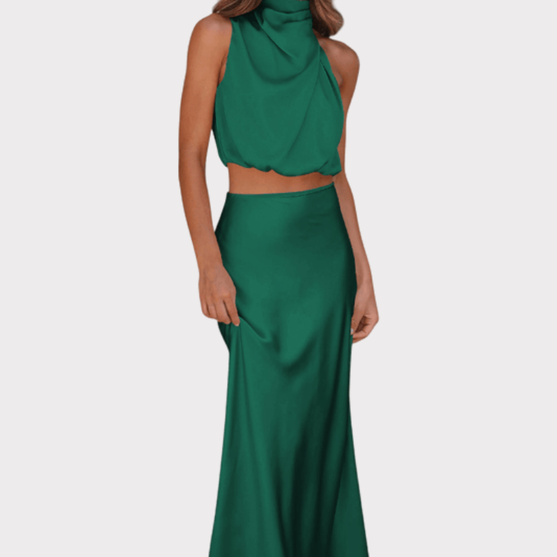 Hanna | Asymmetric Top & Skirt Set Liora Lane Boutique