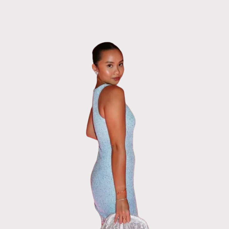 Eliza | Sparkly Mini Dress Liora Lane Boutique