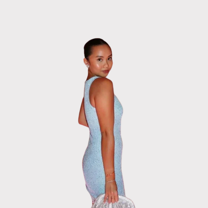 Eliza | Sparkly Mini Dress Liora Lane Boutique