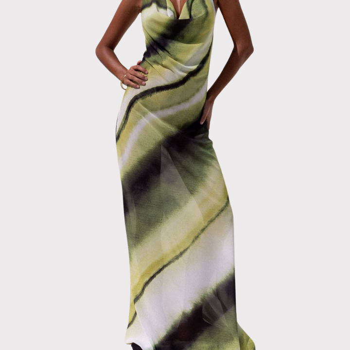 Ella | Tie-Dye Ombre Maxi Dress Liora Lane Boutique