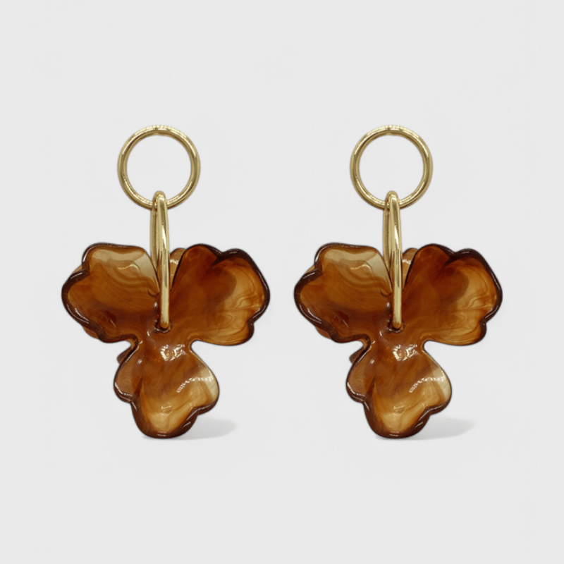 Flower Pendant Earrings Liora Lane Boutique
