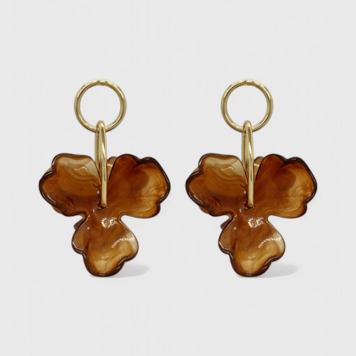 Flower Pendant Earrings Liora Lane Boutique