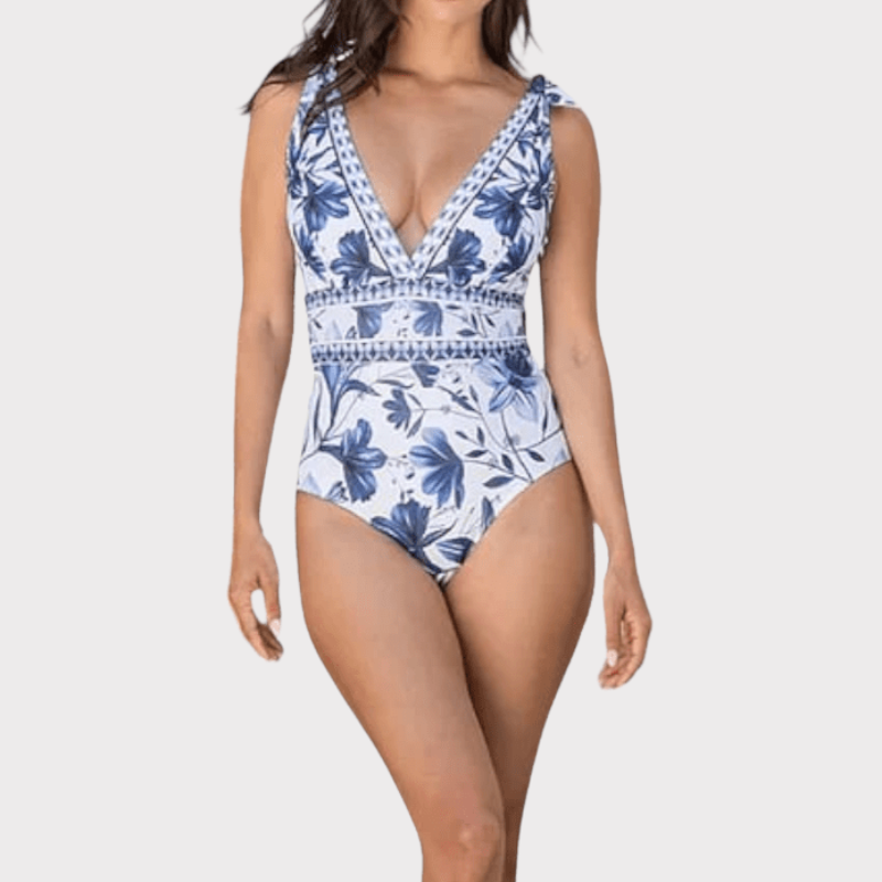 Ahria | Floral One-Piece Swimsuit Set Liora Lane Boutique
