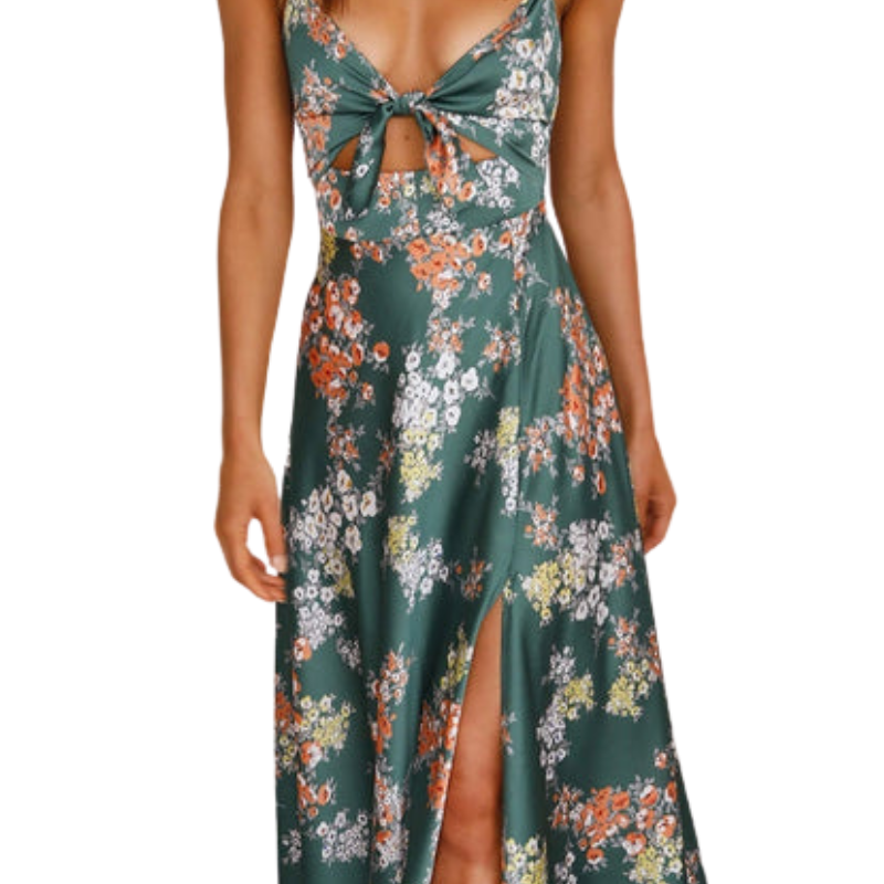 Aurora | Floral Midi Dress Liora Lane Boutique