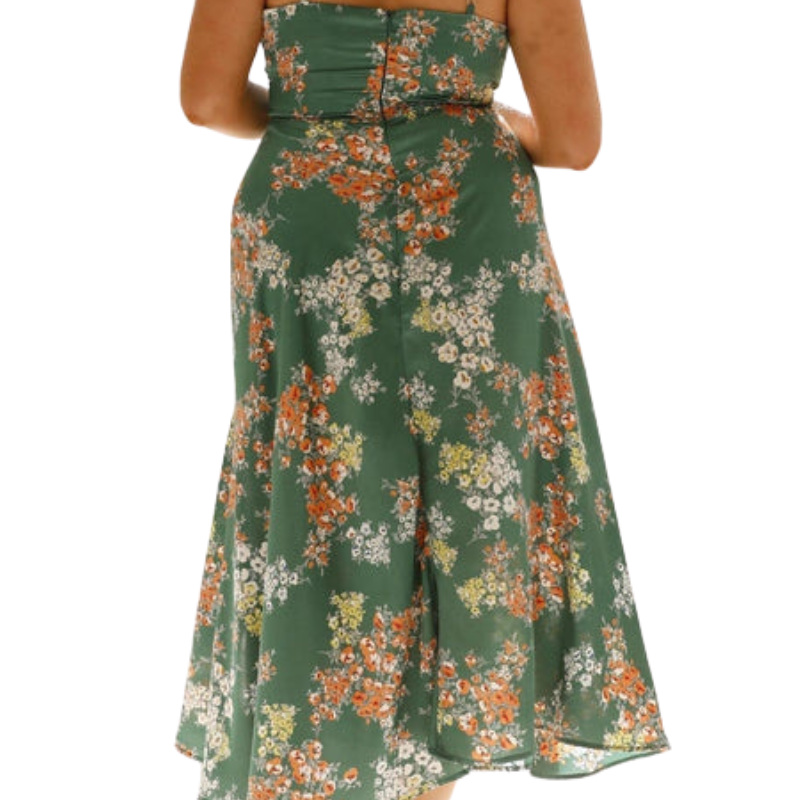 Aurora | Floral Midi Dress Liora Lane Boutique