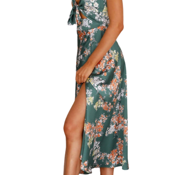 Aurora | Floral Midi Dress Liora Lane Boutique