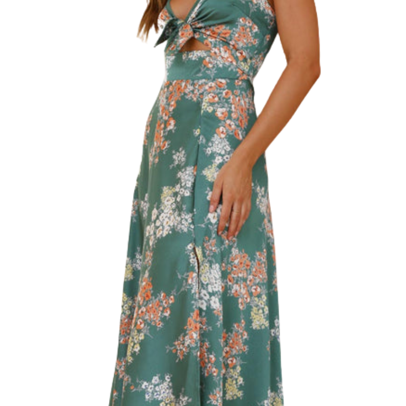 Aurora | Floral Midi Dress Liora Lane Boutique