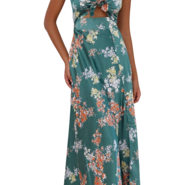 Aurora | Floral Midi Dress Liora Lane Boutique