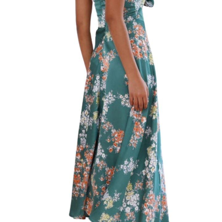 Aurora | Floral Midi Dress Liora Lane Boutique