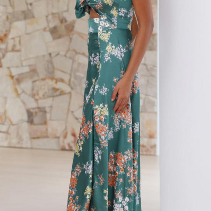 Aurora | Floral Midi Dress Liora Lane Boutique