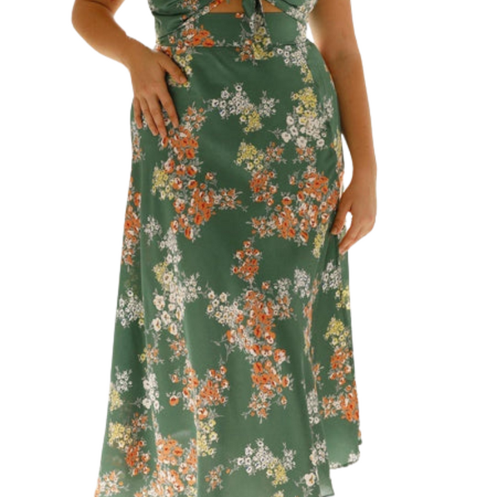 Aurora | Floral Midi Dress Liora Lane Boutique
