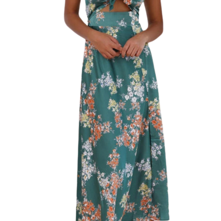 Aurora | Floral Midi Dress Liora Lane Boutique