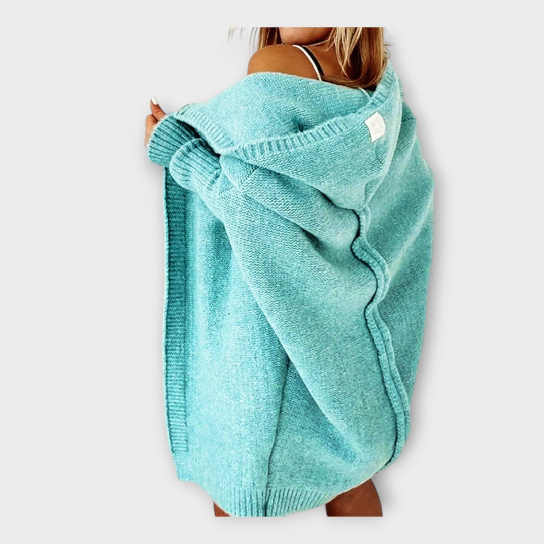 Knitted Hoodie Cardigan Liora Lane Boutique