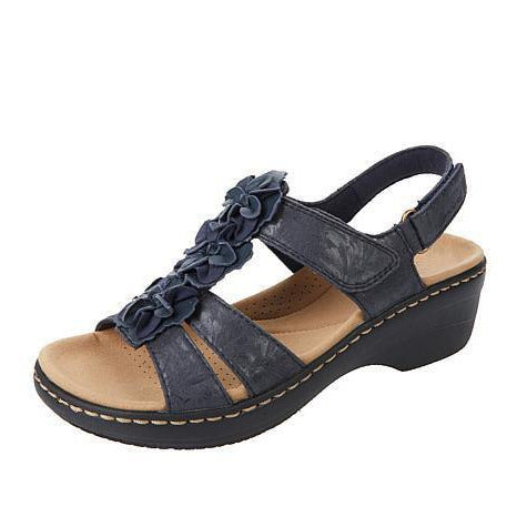 Floral Accent Comfort Sandals Jasmine's Boutique Australia