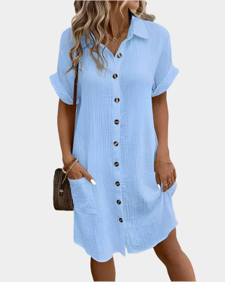 Women's Cotton and Linen Dress Jasmine's Boutique Australia
