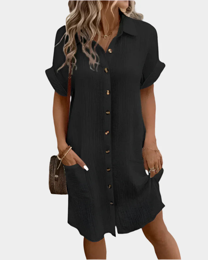 Women's Cotton and Linen Dress Jasmine's Boutique Australia