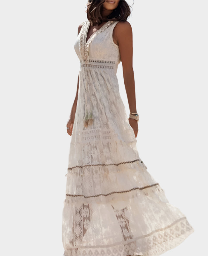 Retro Dress with Boho Style and Tie Jasmine's Boutique Australia