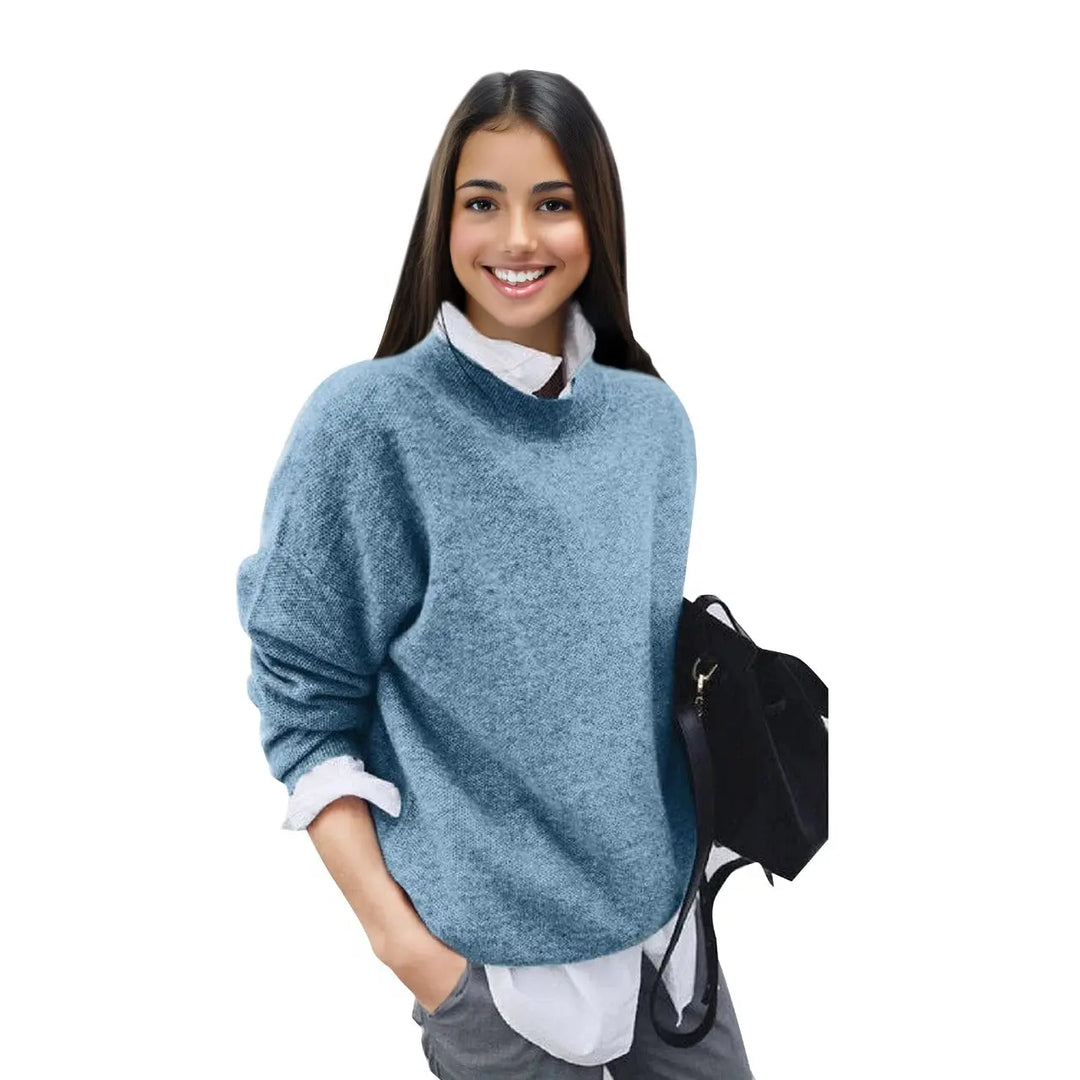 Sky Mist Relaxed Knit Sweater Jasmine's Boutique Australia