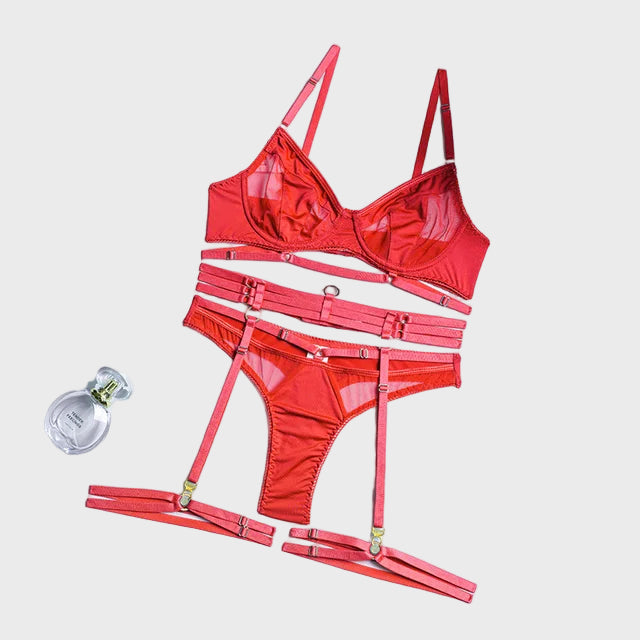 Midnight Desire Lingerie Set Jasmine's Boutique Australia