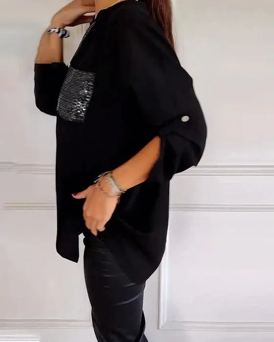 Teal Spark Luxe Shirt Jasmine's Boutique Australia