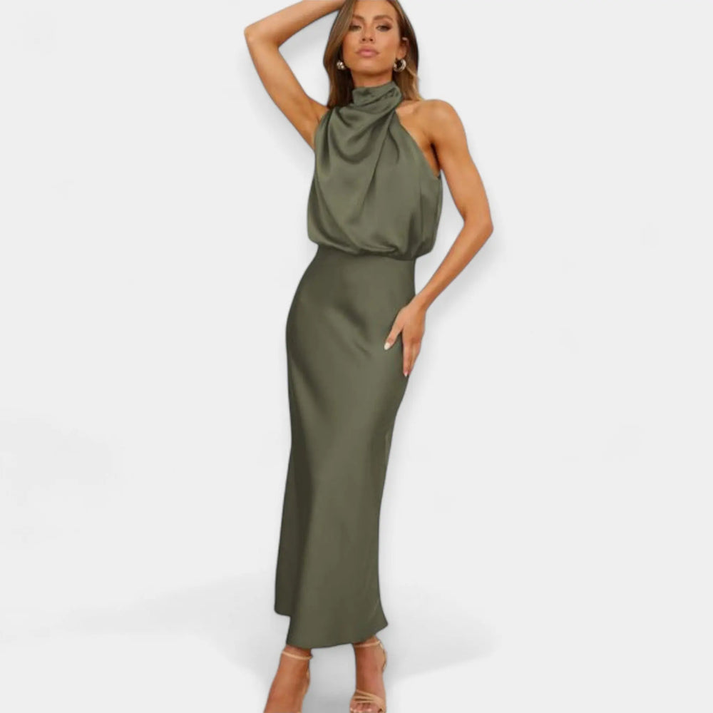 Maxi Dress with Off-Shoulder Design Jasmine's Boutique Australia