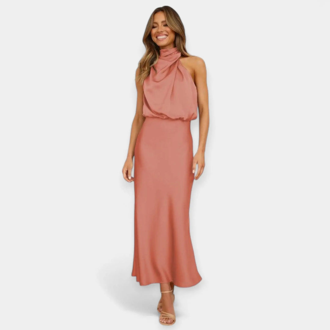 Maxi Dress with Off-Shoulder Design Jasmine's Boutique Australia