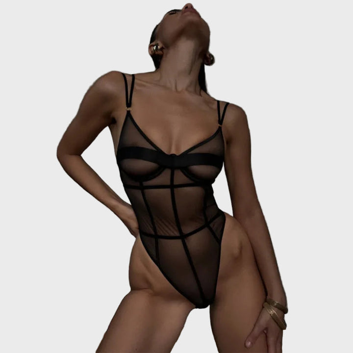 Zuri Sheer Contour Bodysuit Jasmine's Boutique Australia