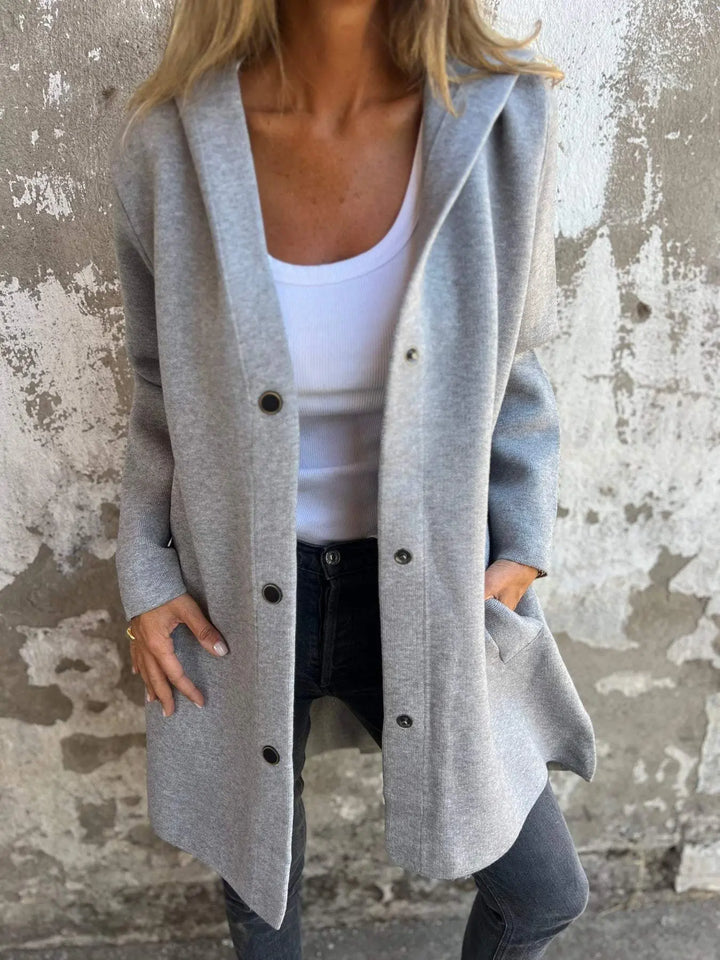 Scarlet Elegance Longline Coat Jasmine's Boutique Australia