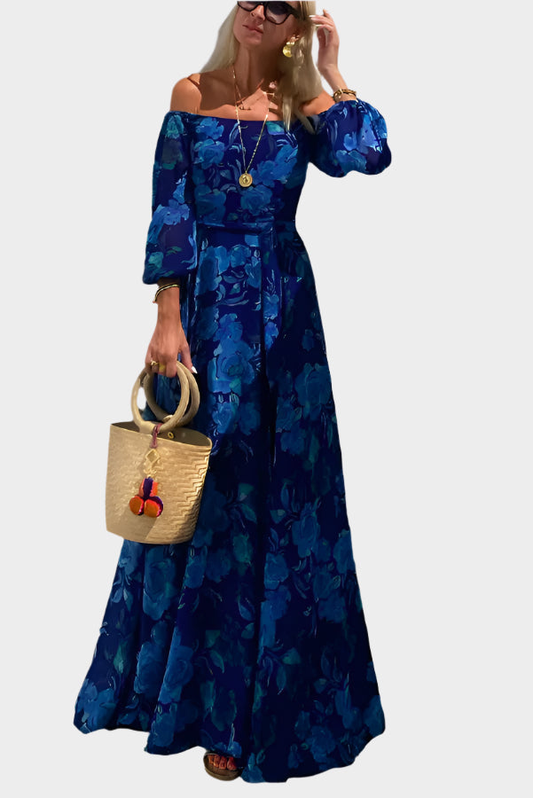 Airy Long Dress without Shoulders Jasmine's Boutique Australia