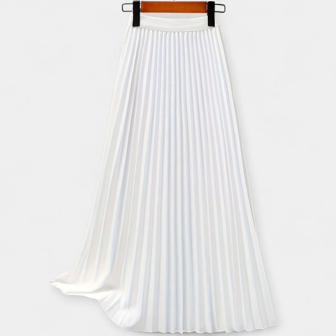 Long Pleated Satin Skirt Jasmine's Boutique Australia