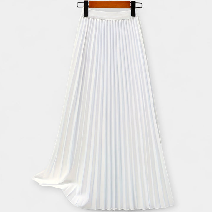 Long Pleated Satin Skirt Jasmine's Boutique Australia
