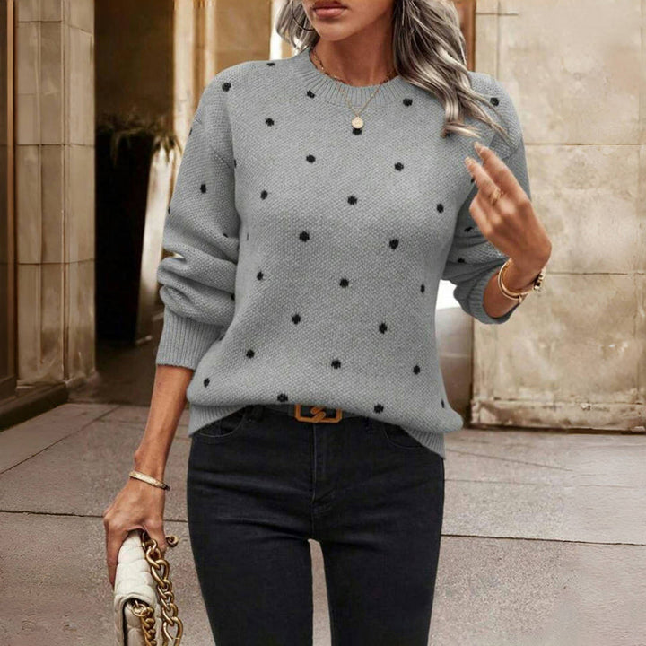 Ellie | Elegant Knitted Jumper  Liora Lane Boutique  Grey / UK 20-22 (XL) 34.95