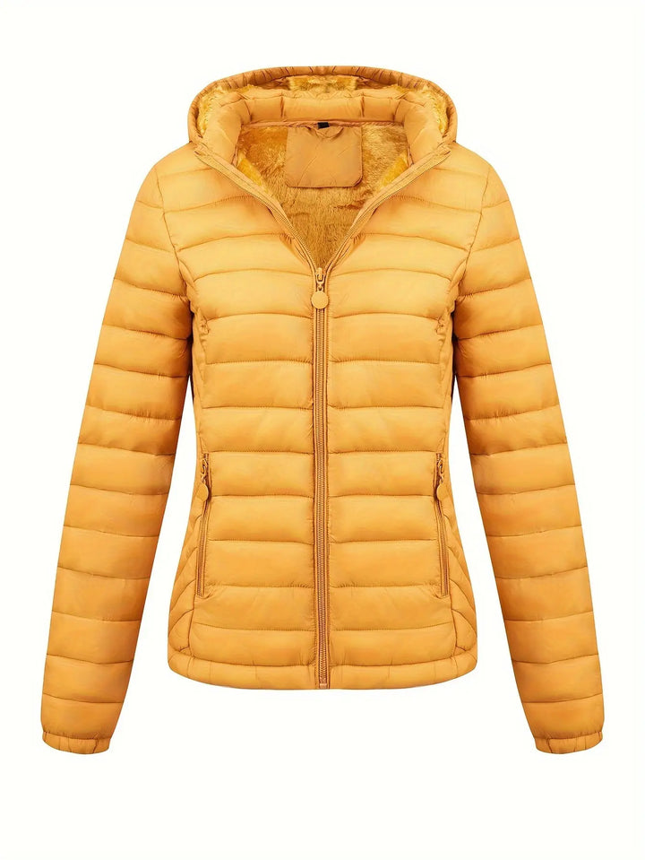 Amber Glow Puffer Jacket Jasmine's Boutique Australia