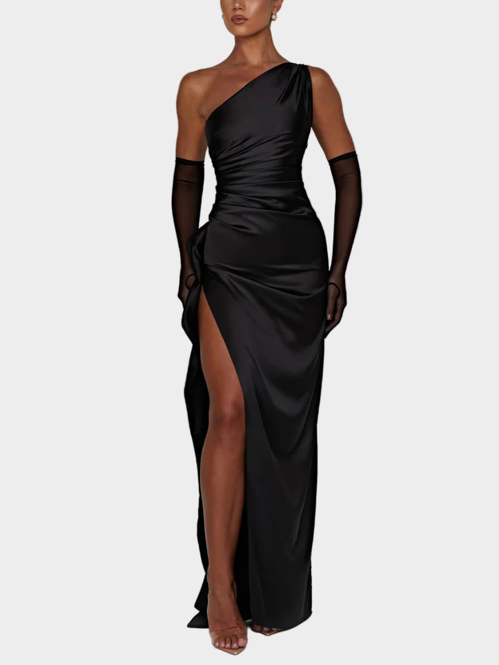 Satin Slit Maxi Dress Jasmine's Boutique Australia