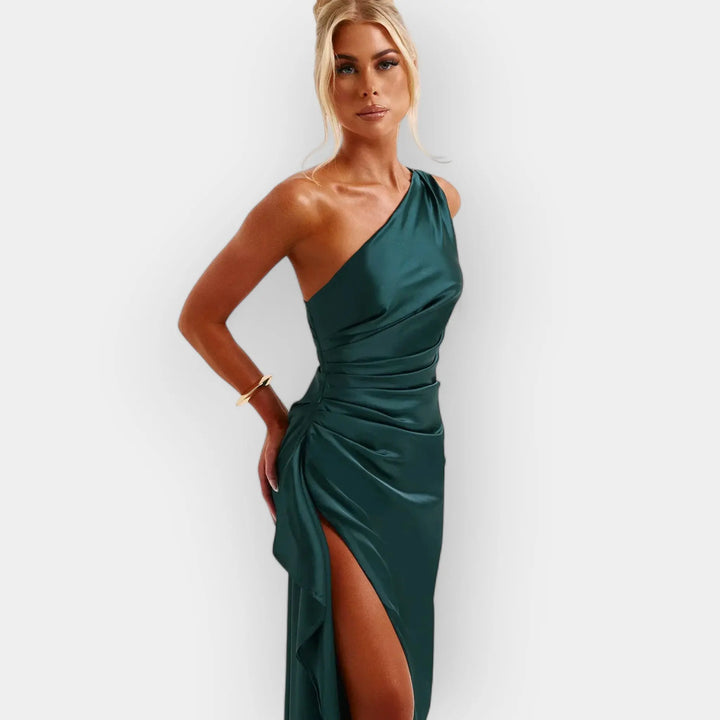 Satin Dress for Aristocratic Evenings Jasmine's Boutique Australia