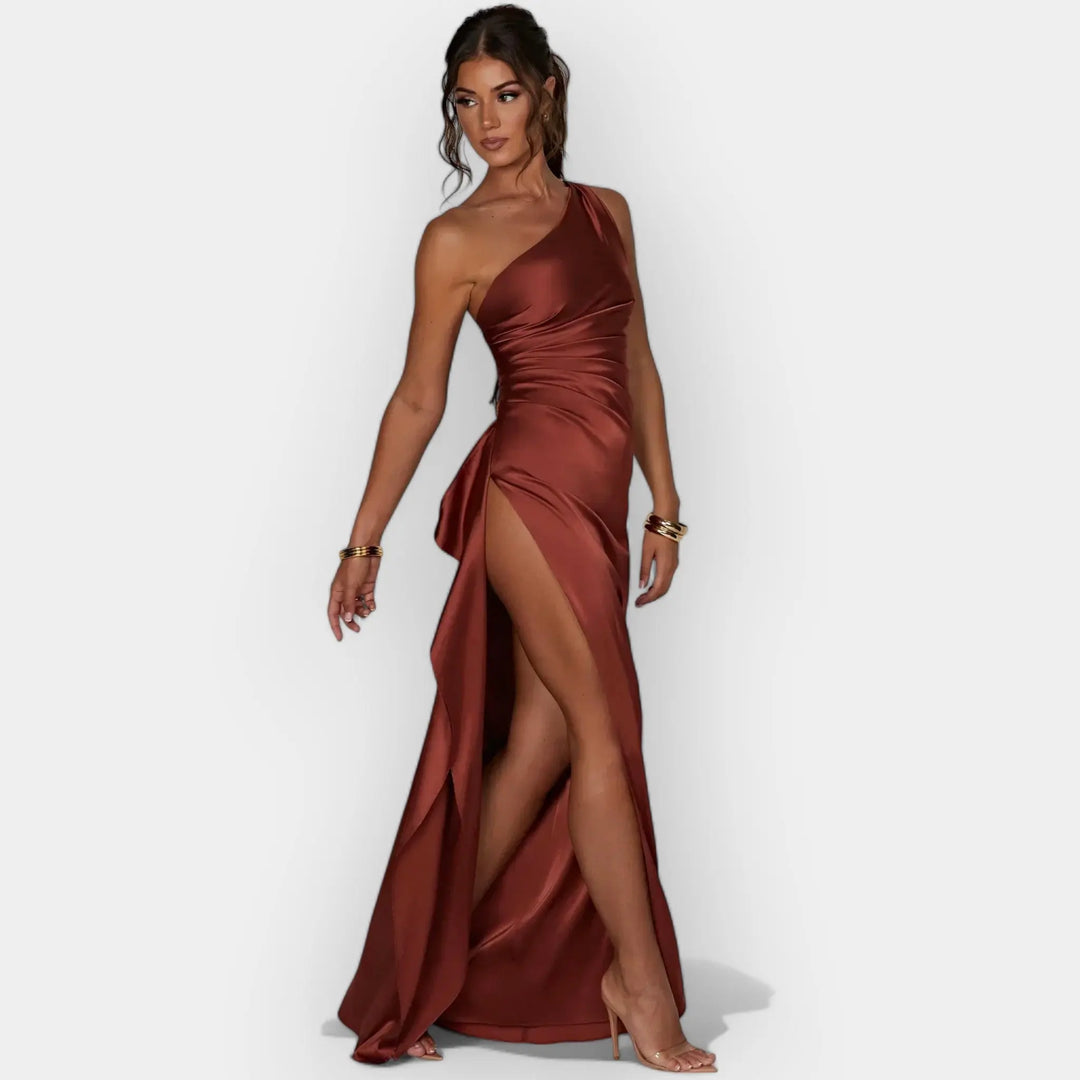 Satin Dress for Aristocratic Evenings Jasmine's Boutique Australia